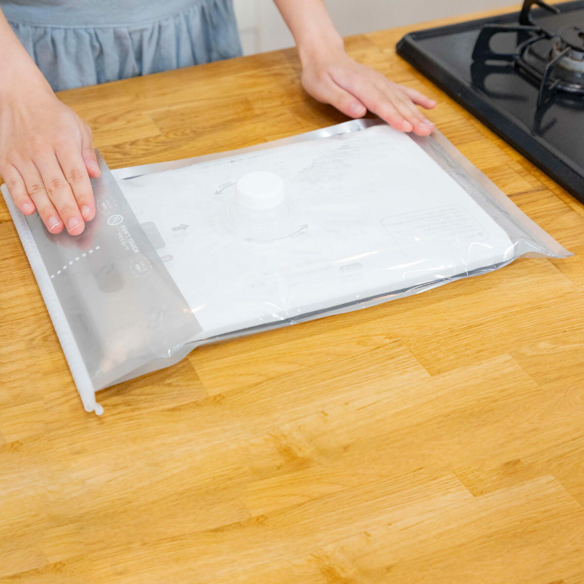 まな板除菌用袋 幅32×長さ56cm ( まな板 除菌 つけ置き 密閉 漬け置き 漬け置き用 つけ置き用 袋 ケース 容器 除菌ケース 殺菌 消毒 洗浄 漂白 ...