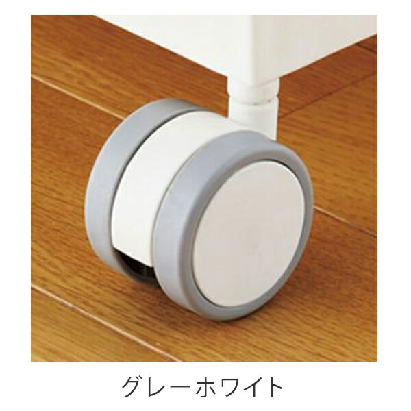 インテリアパレットのキャスター 収納ケース専用 4個入り ツートンカラー （ 収納ボックス 収納ケース 専用キャスター コロ 360度回転 移動 便利 ツートン デザインキャスター 日本製 ）【39ショップ】｜アングル2