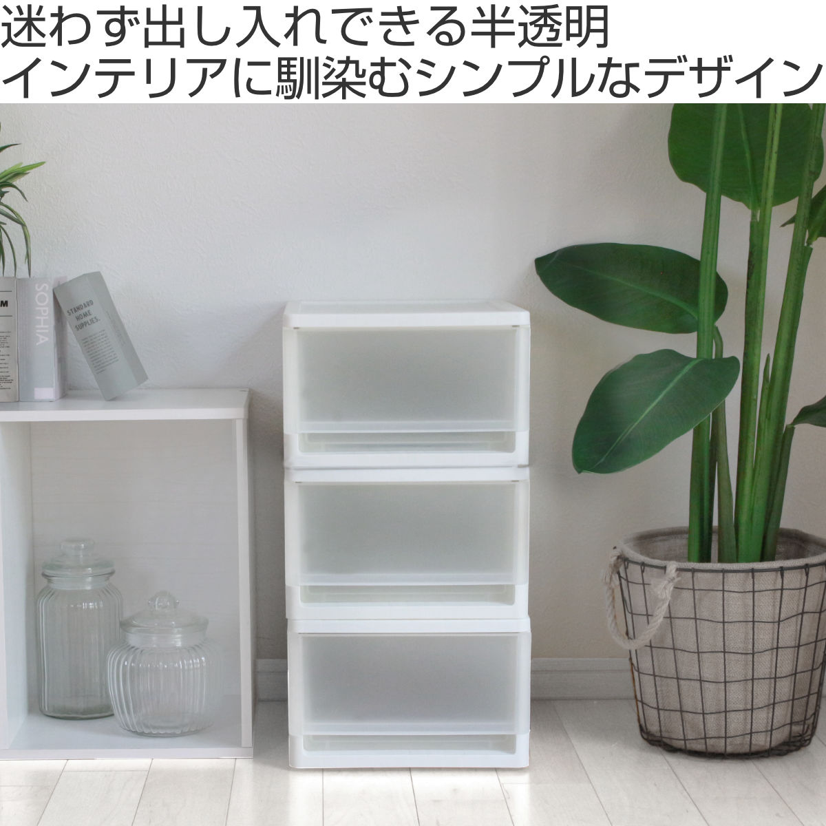 収納ボックス ストラ クローゼット 棚上 幅28×奥行36×高さ18cm （ 収納ケース 引き...