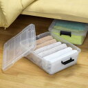 衣装ケース クローゼット 収納ケース コロモ 幅38.5×奥行50×高さ17cm 浅型 12個セット ( コロ付き 収納ボックス 衣類収納 収納 透明 クリア ...