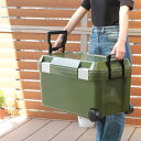 クーラーボックス 46L ホイール付 ステンレスバックル アイセルSB45 ハードタイプ ( 保冷 クーラーBOX 保冷ボックス クーラーバッグ 冷蔵ボックス ...