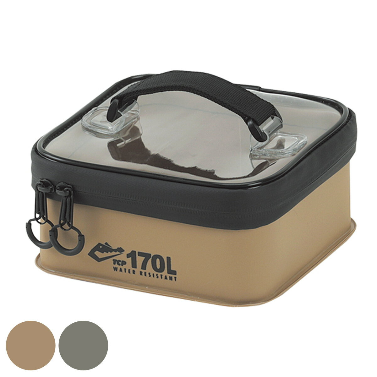 ツールケース 工具収納 ツールキャリープロテクター 170L 小型浅型 （ 収納ボックス 収納 ボックス ケース 道具箱 水に強い 軽量 工具入れ 工具ケース 透明フタ DIY 用品 道具 アウトドア キャンプ 小物入れ 小物収納 小物ケース ）【39ショップ】