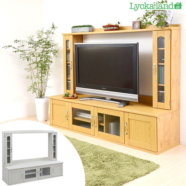 ■在庫限り・入荷なし■テレビ台 ハイタイプ 壁面収納 北欧風 Lycka Land【39ショップ】