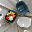 ボウル 16cm square pottery スクエアポタリー 磁器 ( 食洗機対応 電子レンジ対応 オーブン対応 サラダボウル シリアルボウル 中鉢 角 取...