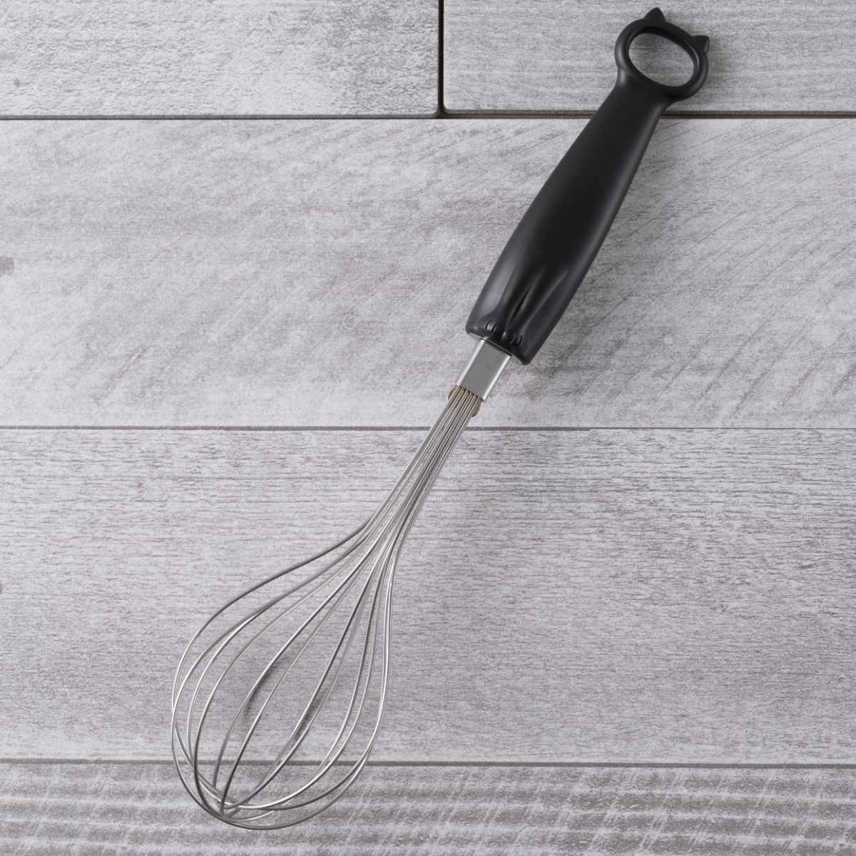 泡立て器 Nyammy ねこの泡立て 日本製 貝印 （ 泡だて器 泡たて器 泡立器 ステンレス 猫 ホイッパー お..