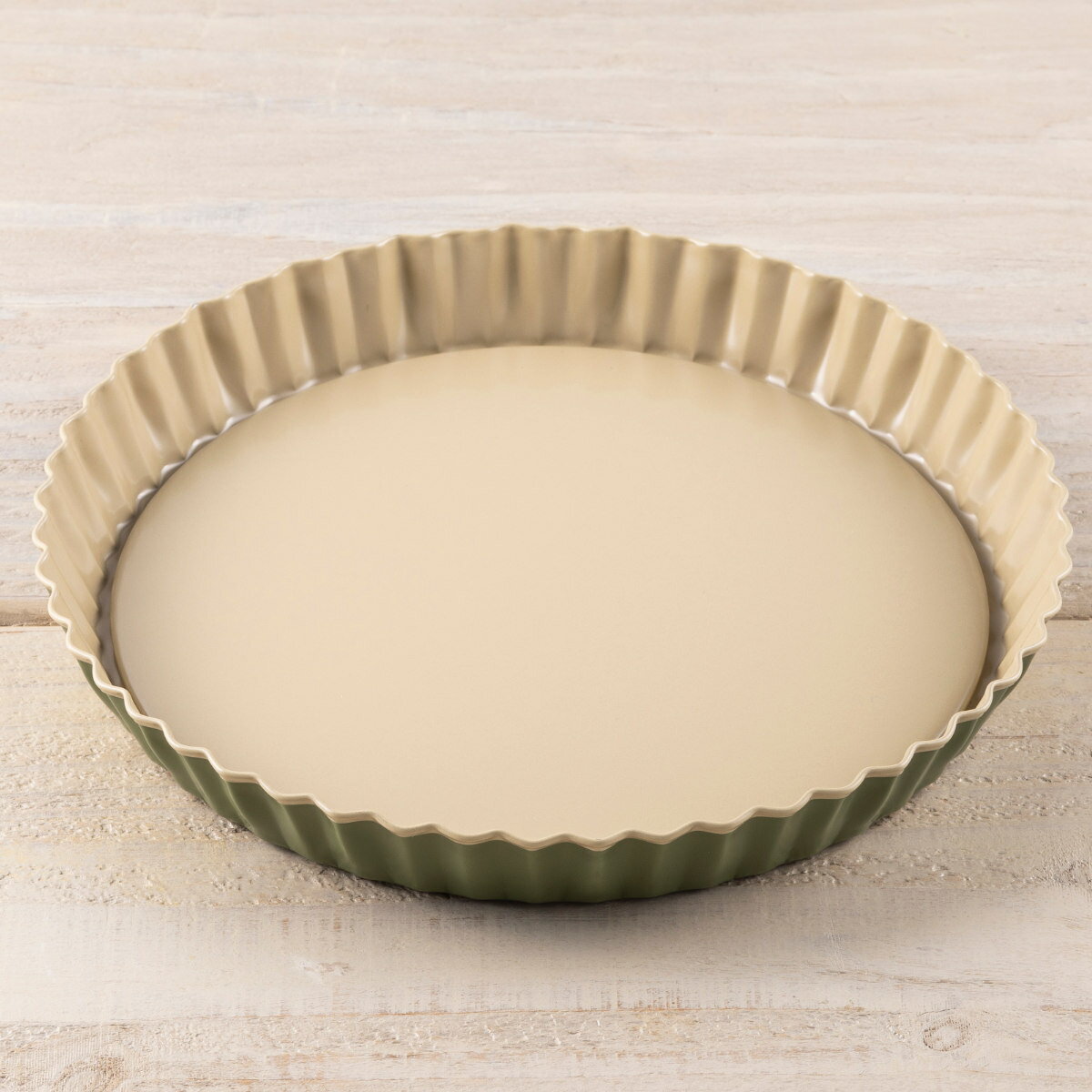 タルト型 19cm 底取れ B-nat 鉄 （ オーブン対応 パイ型 丸 タルトレット型 天然ワックス加工 日本製 エコ パイ キッシュ タルト ケーキ 丸型 型 焼き型 ） 【39ショップ】