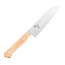 小三徳包丁 14.5cm 関孫六 しらあい 日本製 貝印 ( 料理包丁 三徳包丁 キッチンナイフ 文化包丁 白木ハンドル 14.5センチ 145mm 145ミリ...