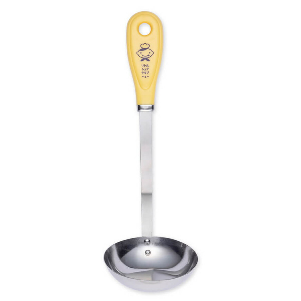 お玉 子ども用 リトルシェフクラブ はじめてのおたま 食洗機対応 日本製 （ おたま レードル お玉杓子 子ども用お玉 穴なしお玉 ステンレス製 子供用調理器 調理 料理 お手伝い 食育 子供用 キッチンツール ）【39ショップ】