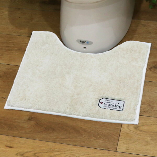 トイレマット 45×50cm TOWARD トイレ マット （ トイレ用マット 足元マット単品 滑りにくい トイレ用品 すべり止め Sサイズ S 小さめ 45 50 トイレグッズ 単品 ） 