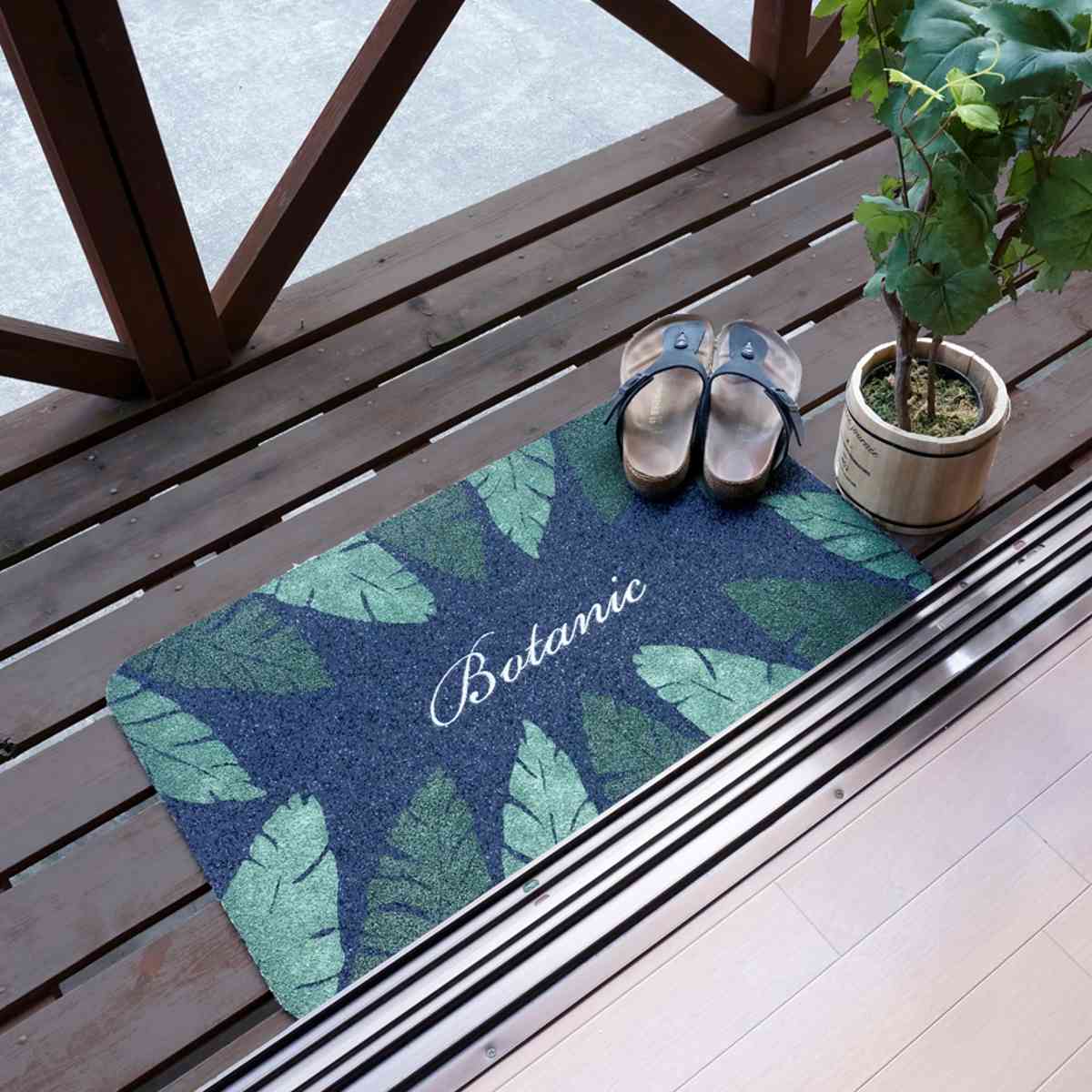 玄関マット 屋外用 ボタニック 45×75cm 厚さ6mm （ ドアマット 玄関 マット 屋外 ...