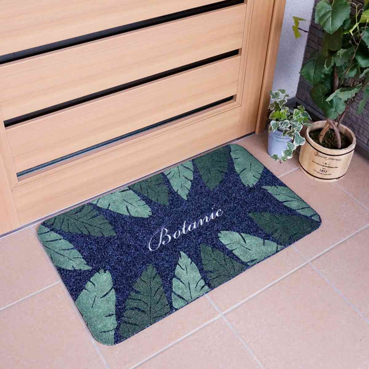 玄関マット 屋外用 ボタニック 45×75cm 厚さ6mm （ ドアマット 玄関 マット 屋外 ...