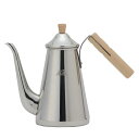 Kalita カリタ コーヒーケトル ドリップポットスリム 700SSW ( ステンレス 日本製 ガス火専用 直火 おしゃれ コーヒーポット ポット ケトル や...