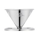 Kalita カリタ ドリッパー SS 101 ( 1〜2人用 ステンレス 日本製 三つ穴構造 ドリップ コーヒー コーヒードリッパー おしゃれ 珈琲 用品 器...