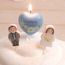 キャンドル ろうそく パーティーキャンドル ハッピーウエディングキャンドルギフトミニ ( ローソク ロウソク ケーキ用 ケーキキャンドル 文字 英語 英字 結婚...