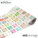 包装紙 ラッピングシート mt wrap s 切手 deco 幅15.5cm （ ラッピング 包む 巻く 封筒 紙袋 巾着 ボトル包み キャラメル包み 簡単 カンタン コラージュ ハンドメイド プレゼント ギフト 包装 ） 【39ショップ】