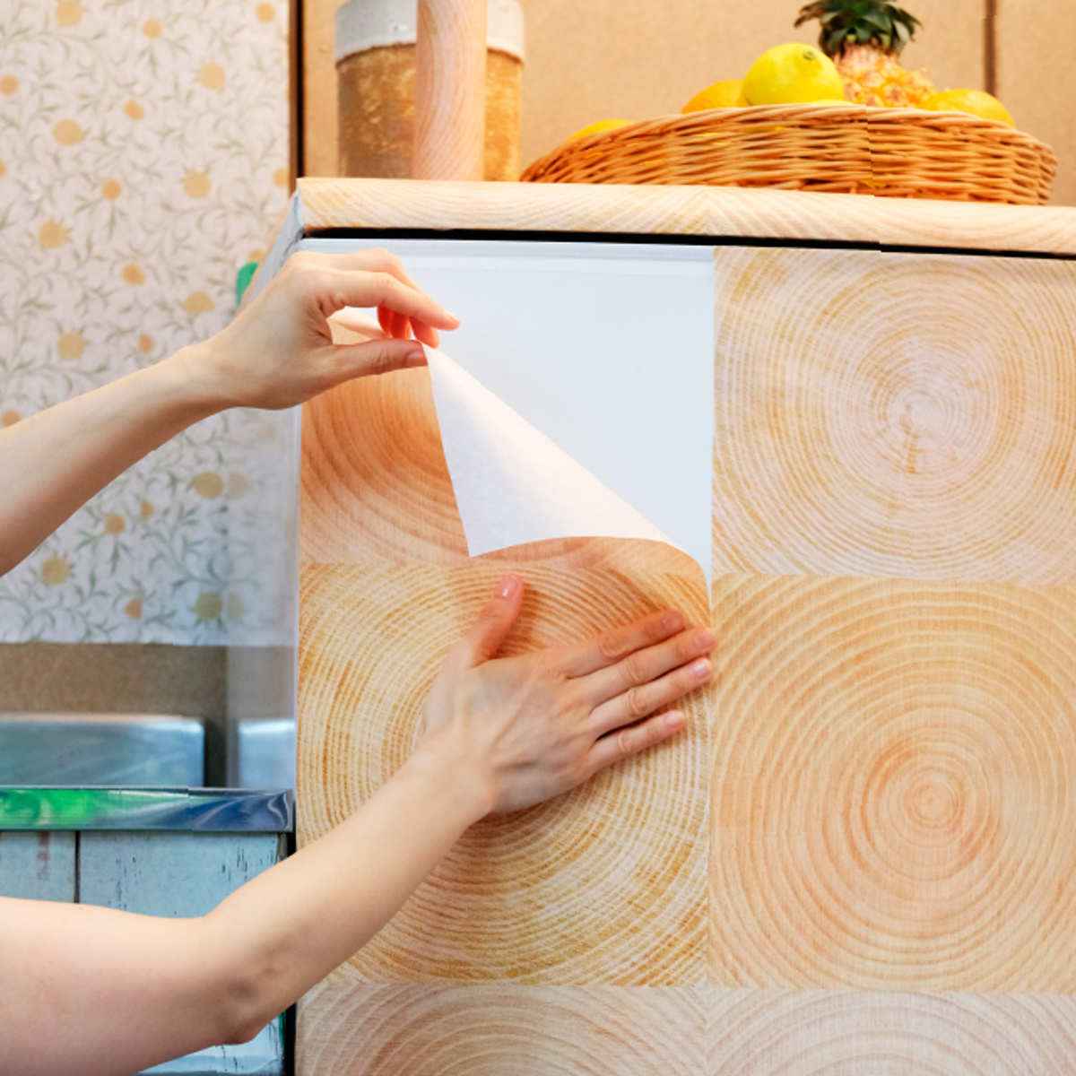 リメイクシート 壁用 年輪 mt CASA FLEECE 23cm×5m （ 壁紙シール のり付き 壁紙 貼って剥がせる DIY お手軽 マスキングテープ 撥水 日本製 木目 シール壁紙 糊付き はがせる クロス 簡単 カット可能 マステ 国産 カモ井 ）【39ショップ】