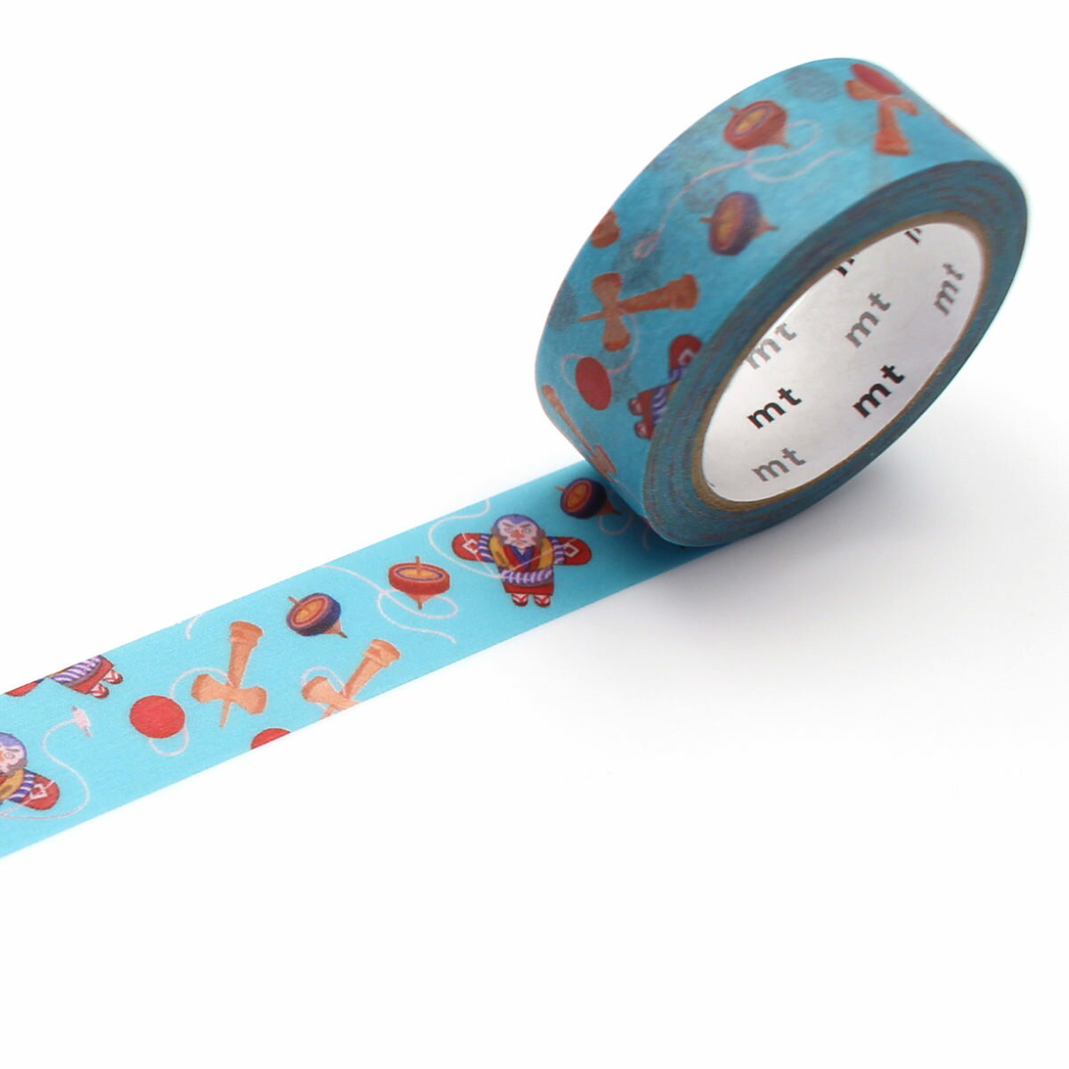 マスキングテープ mt まるいちきゅう 昔あそび 15mm×7m ( マステ カモ井 カモ井加工紙 貼ってはがせる シール ステッカー エムティー ラッピング ...