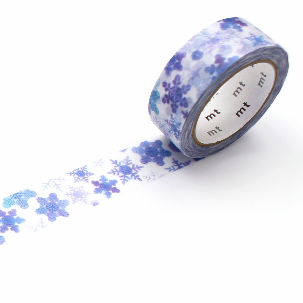 マスキングテープ mt まるいちきゅう 雪の結晶 15mm×7m ( マステ カモ井 カモ井加工紙 貼ってはがせる シール ステッカー エムティー ラッピング ...