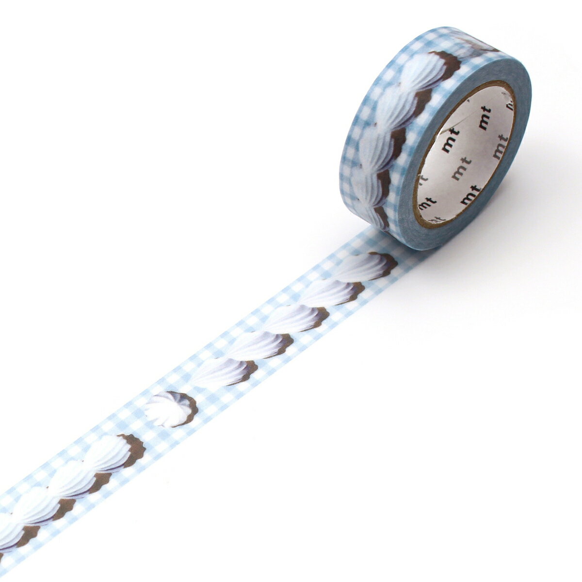 マスキングテープ mt ex ホイップクリームライン 15mm×7m ( マステ カモ井 カモ井加工紙 貼って剥がせる シール ステッカー エムティー ラッピン...