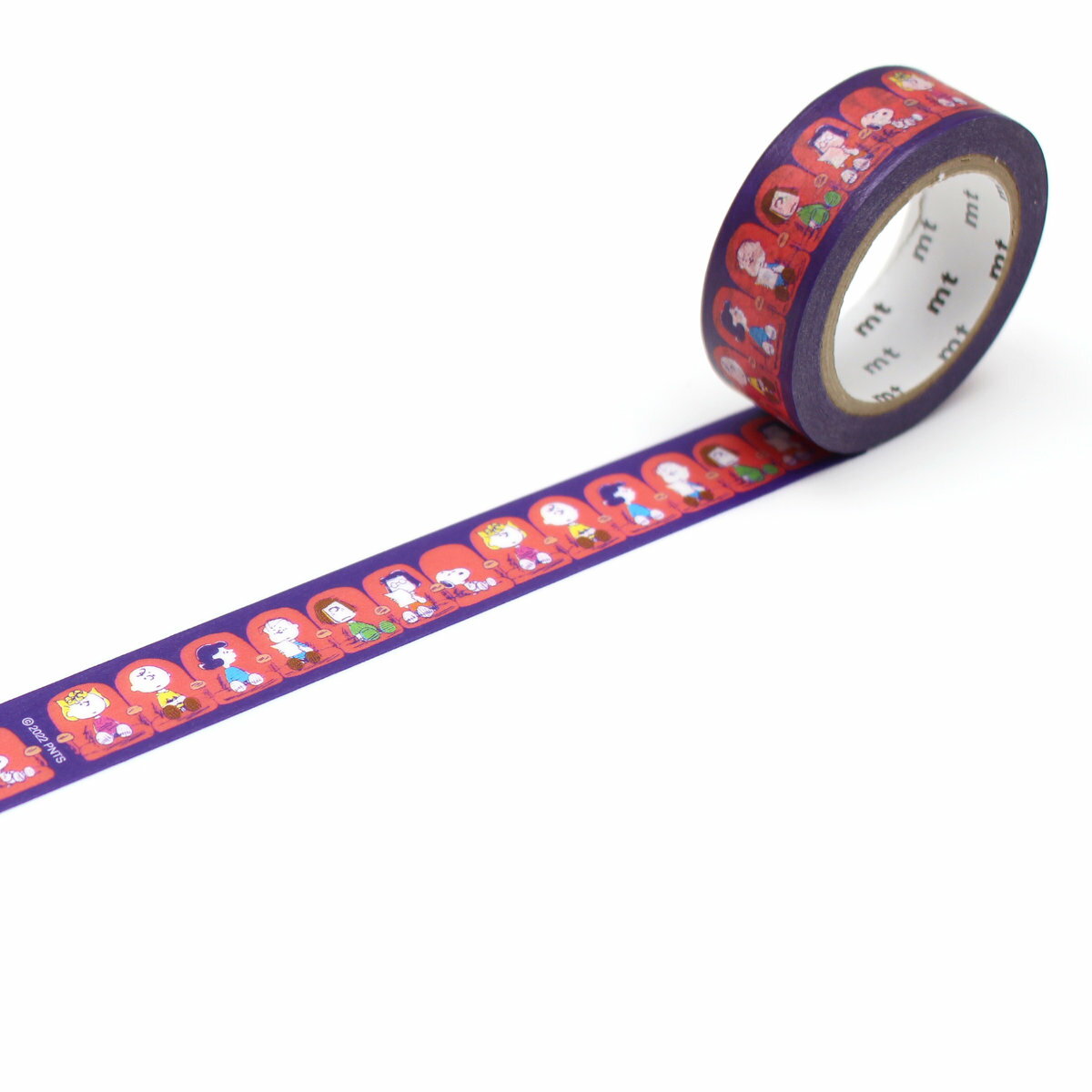 マスキングテープ mt PEANUTS シアター 15mm×7m ( マステ カモ井 カモ井加工紙 貼ってはがせる シール ステッカー エムティー ラッピング ...