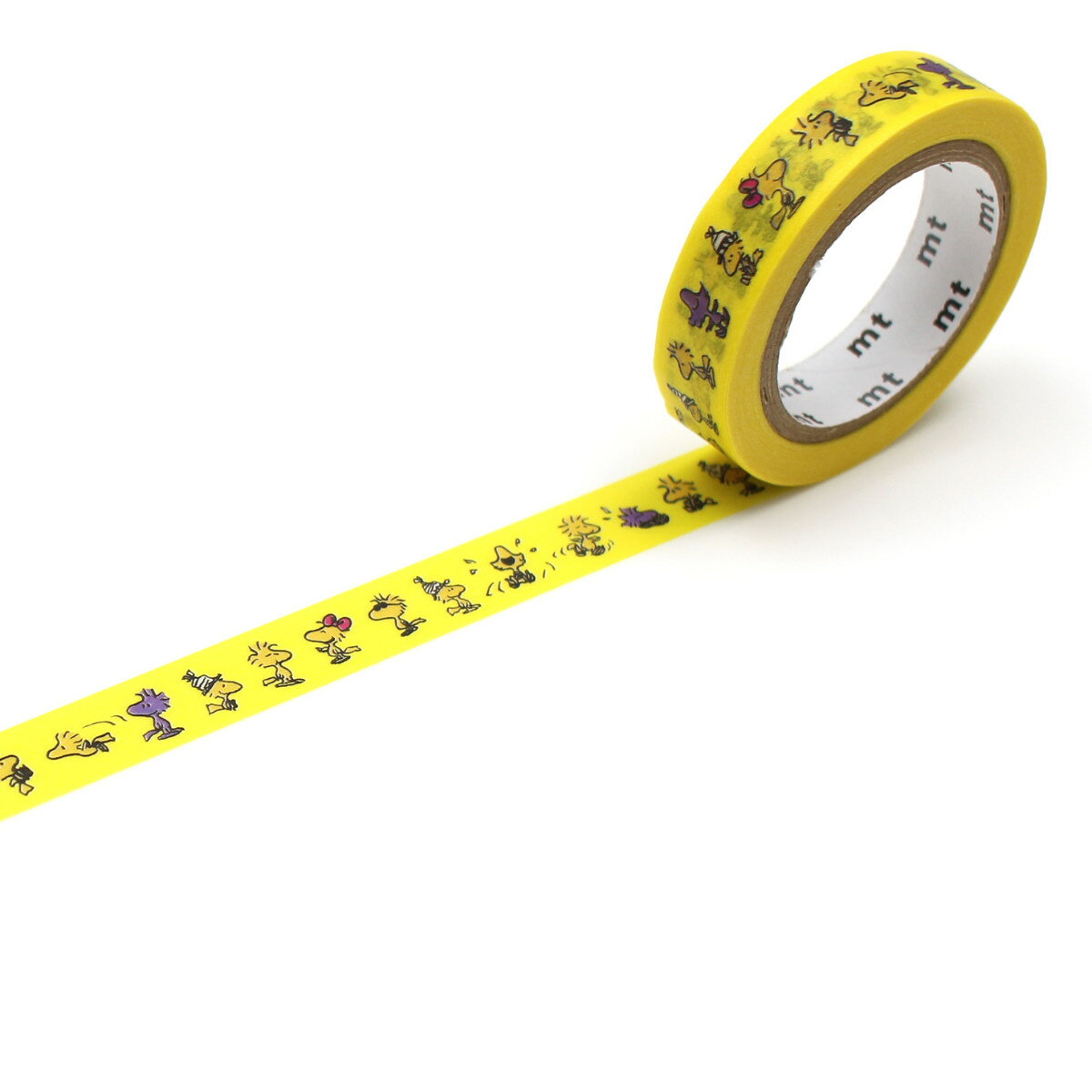 マスキングテープ mt PEANUTS ウッドストックの仲間たち 10mm×7m ( マステ カモ井 カモ井加工紙 貼ってはがせる シール エムティー ラッピン...