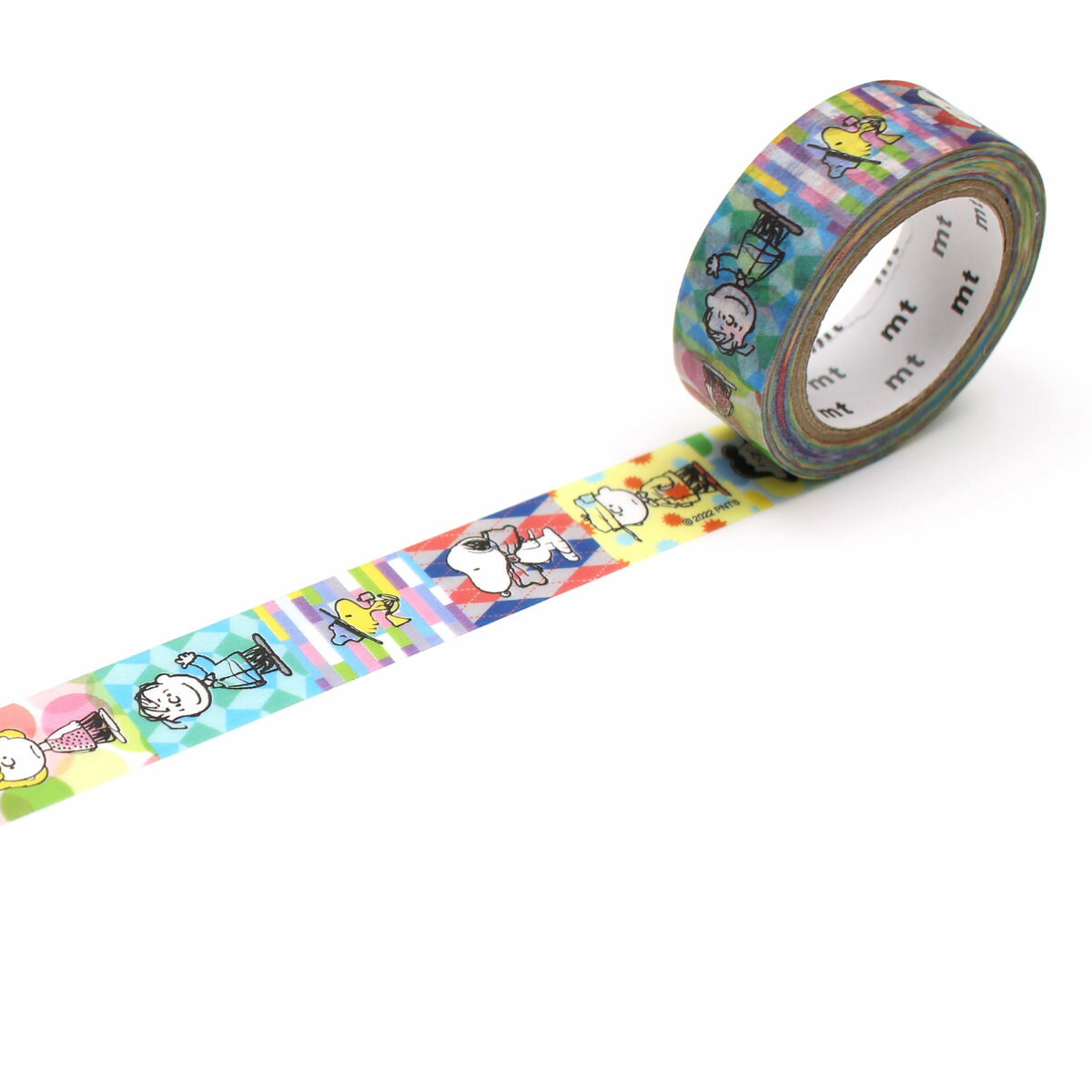 マスキングテープ mt PEANUTS ファッション 15mm×7m ( マステ カモ井 カモ井加工紙 貼ってはがせる シール ステッカー エムティー ラッピン...