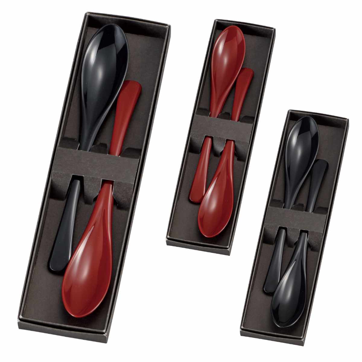 スプーン 味わい 2本入 （ 日本製 カトラリー 和 マルチスプーン プラスチック おしゃれ 国産 スリム ボックス入り 贈り物 父の日 母の日 敬老の日 箱入り ）【39ショップ】