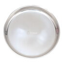 【在庫処分特価】 アウトドア食器 丸型プレート 19cm 取り皿 ステンレス製 プリグレース ( 皿 食器 プレート ステンレス 食洗機対応 アウトドア お皿 ...