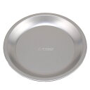【在庫処分特価】 アウトドア食器 丸型プレート 18.5cm チタン製 プリグレース ( 皿 食器 プレート 丸皿 アウトドアプレート チタン 食洗機対応 アウ...