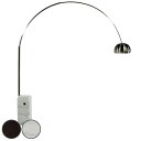 フロアライト アルコランプ リプロダクト LED E26 ( 開梱設置 アーチ型 間接照明 ランプ 照明 デザイナーズ 北欧 LED対応 ステンレス 大理石 デザイン ライト スタイリッシュ モダン リビング 大きい 大型 インテリア )【39ショップ】