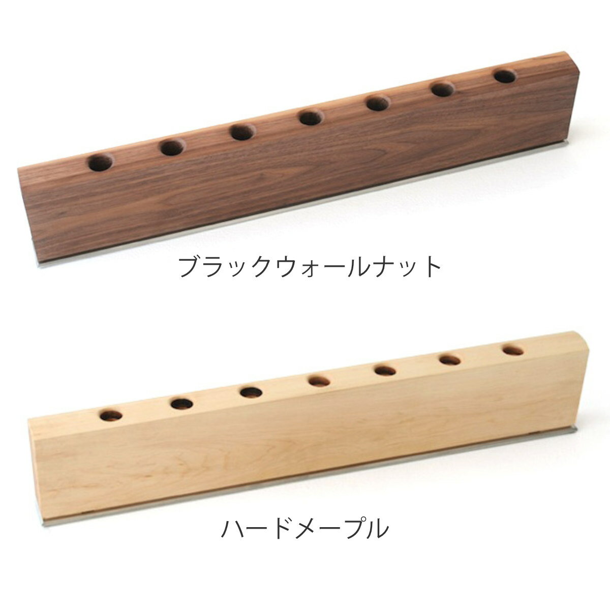 傘立て SOLID 7穴タイプ 天然木 ステンレス （ アンブレラスタンド スリム傘立て ...