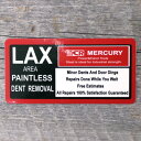 マーキュリーステッカー LAX ( デザインステッカー 車 バイク アウトドア デザイン シール 屋外使用可能 ラミネート加工 スーツケース 塩ビ素材 リアガラ...