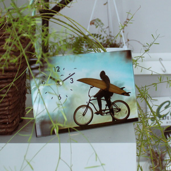 置き時計 ビーチ H アナログ おしゃれ リビング 時計