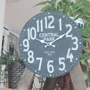掛け時計 オールドルックウォールクロック CENTRAL PARK （ 時計 壁掛け時計 掛時計 壁掛け かけ時計 とけい クロック アナログ おしゃれ アンティーク エイジング インテリア ウォールクロック ） 【39ショップ】