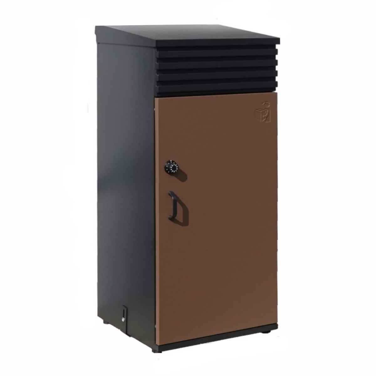 宅配ボックス 郵便ポスト リシムアップ US ブラウン 一戸建て用 大容量 （ 宅配 ボックス ポスト一体型 ポスト 宅配ポスト 宅配ボックス付きポスト ダイヤル錠 ダイヤルロック 玄関 置き配用ボックス メールボックス ）【39ショップ】