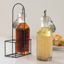 調味料入れ KILNER 300ml 2本セット Oil Bottles & Metal Rack ( キルナー 調味料ボトル オイルボトル ビネガーボトル ヴ...