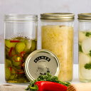 保存瓶 KILNER 1L Wide Mouth Preserve Jar ( キルナー 保存瓶 食洗機対応 保存 瓶 ガラス ガラス容器 キャニスター 食品 ...