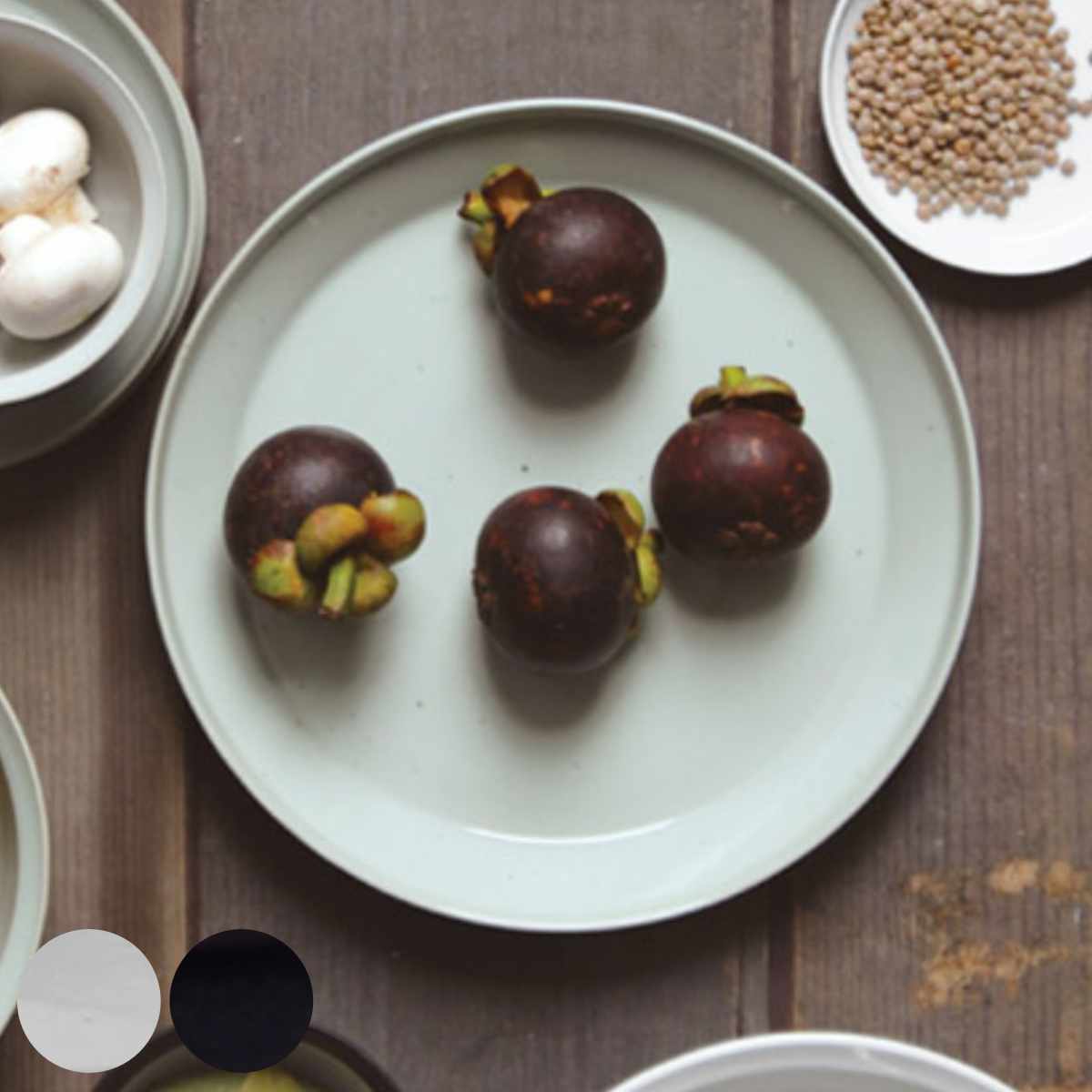 KINTO キントー RIM プレート 240mm （ 24cm リム 磁器 お皿 取り皿 和食器 洋食器 食洗機対応 パン皿 パスタ メイン料理 日本製 リム ）【39ショップ】