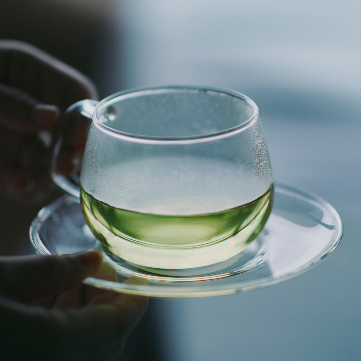 KINTO キントー UNITEA カップ＆ソーサー 350ml ガラス （ ティーカップ マグカップ カップ ソーサー ガラスマグカップ 耐熱マグ 電子レンジ対応 食洗機対応 耐熱ガラス おしゃれ コップ 紅茶 コーヒー ハーブティー ）【39ショップ】