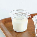 KINTO キントー CAST ミルクピッチャー 50ml 1個 4個 ( ミルクピッチャー 耐熱ガラス 食洗機対応 電子レンジ対応 ミルクポット ガムシロ入れ 容器 ガラス製 ミルク シロップ ジャム ソース ドレッシング 調味料 ふた付き おしゃれ )【39ショップ】