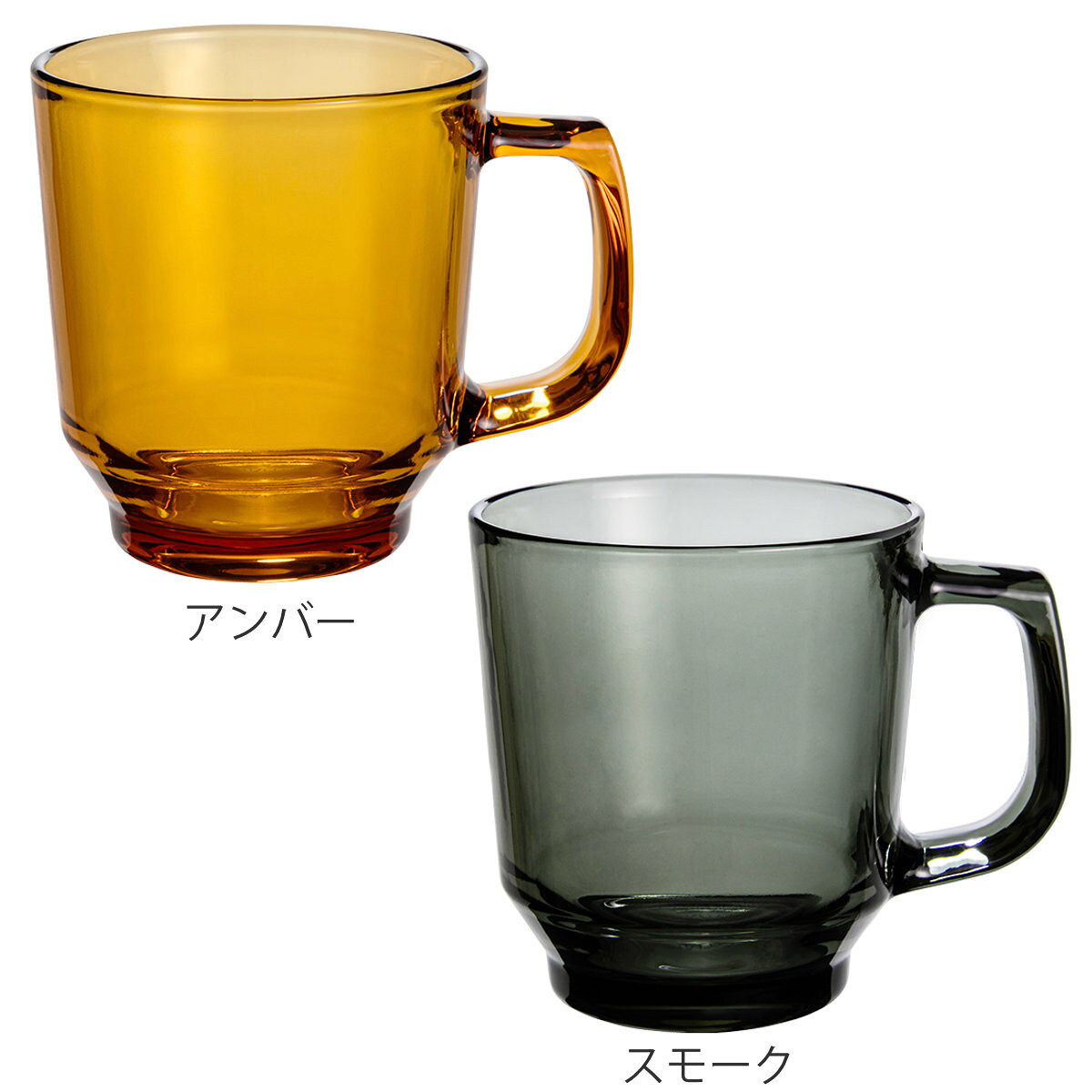 KINTO キントー LUX マグ 360ml （ ルクス 食洗機対応 電子レンジ対応 コーヒーカップ マグカップ ガラスカップ ティーカップ アンバー スモーク 熱湯OK 重厚感 おしゃれ シンプル スタイリッシュ カフェ風 ）【39ショップ】 interior-palette-10213063 インテリアパレット サンプル画像3
