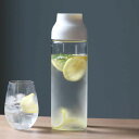 KINTO キントー CAPSULE ウォーターカラフェ 1L ( カプセル 冷水筒 ピッチャー 耐熱 1L ガラス 水差し 麦茶ポット 食洗機対応 電子レンジ...