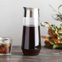 キントー 冷水筒 ピッチャー 1L LUCE コールドブリューカラフェ 耐熱ガラス ( KINTO 電子レンジ対応 食洗機対応 水差し 麦茶ポット 耐熱 ガラス...