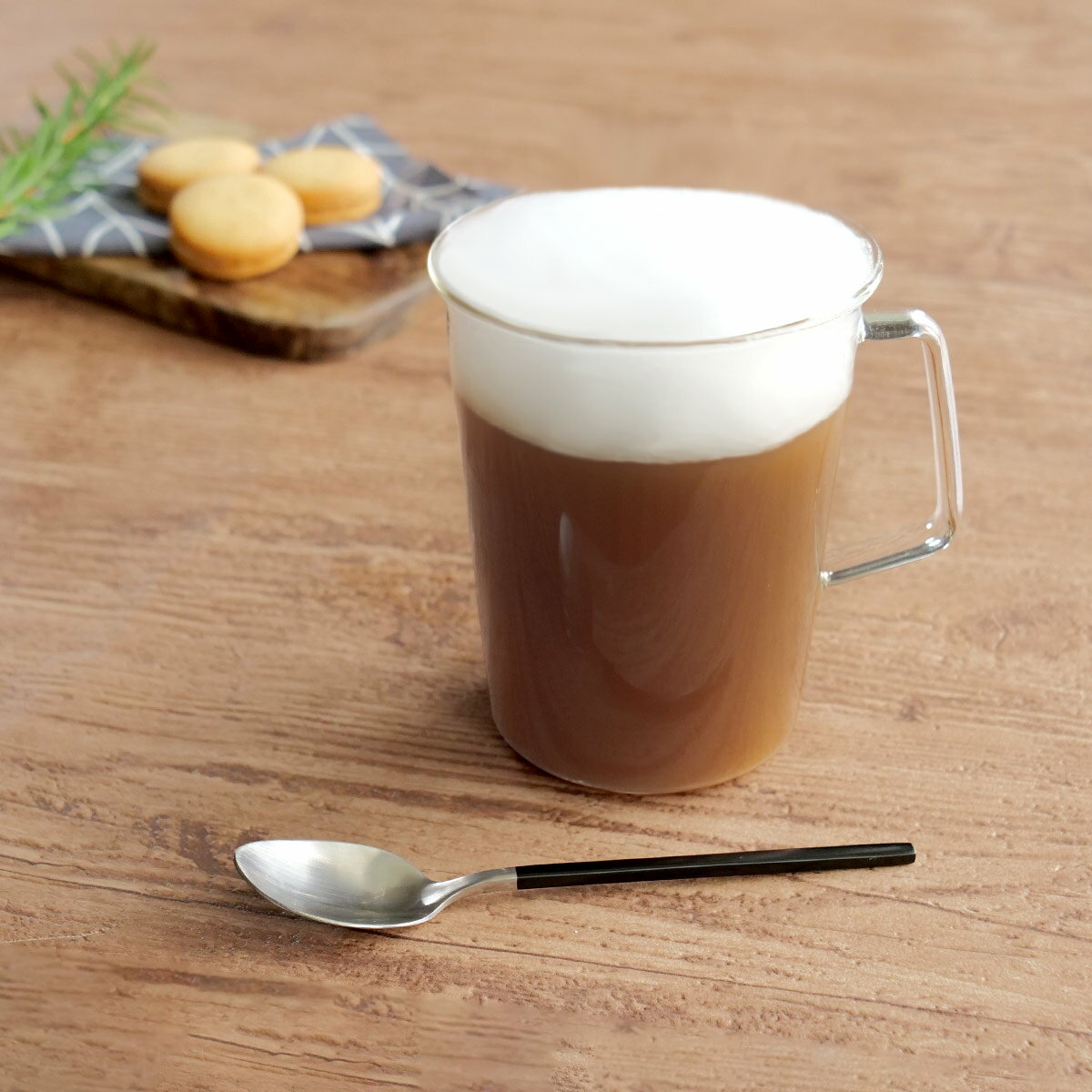 KINTO キントー CAST カフェラテマグ 430ml （ マグカップ 430ml カフェラテマグ 耐熱ガラス 食洗機対応 電子レンジ対応 マグ コップ カップ ガラス製 ホット アイス カフェラテ コーヒー 紅茶 お茶 ティータイム おしゃれ ）【39ショップ】のサムネイル