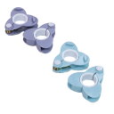 COCOSORA 竿ホルダー 2個入 ※色は選べません ( 洗濯用品 物干し竿 固定 竿 落下防止 洗濯グッズ ランドリーグッズ ランドリー用品 パステルカラー...