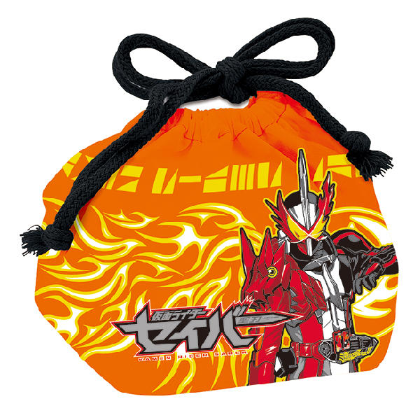 お弁当袋 仮面ライダーセイバー ランチ巾着 子供 （ 巾着袋 仮面ライダー セイバー お弁当箱 幼稚園 保育園 巾着 ランチボックス巾着 子供用お弁当袋 巾着ポーチ 子供用 給食袋 ） 