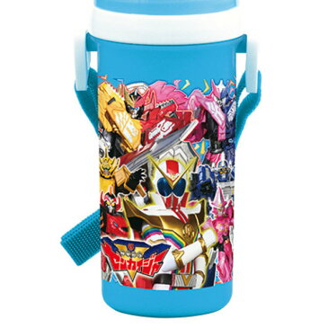 水筒 機界戦隊ゼンカイジャー コップ付 直飲み 2way プラスチック 500ml 子供 ( ゼンカイジャー 食洗機対応 軽量 食洗機OK 直のみ 子供用水筒 幼稚園 保育園 機界戦隊 戦隊ヒーロー キャラクター )【39ショップ】