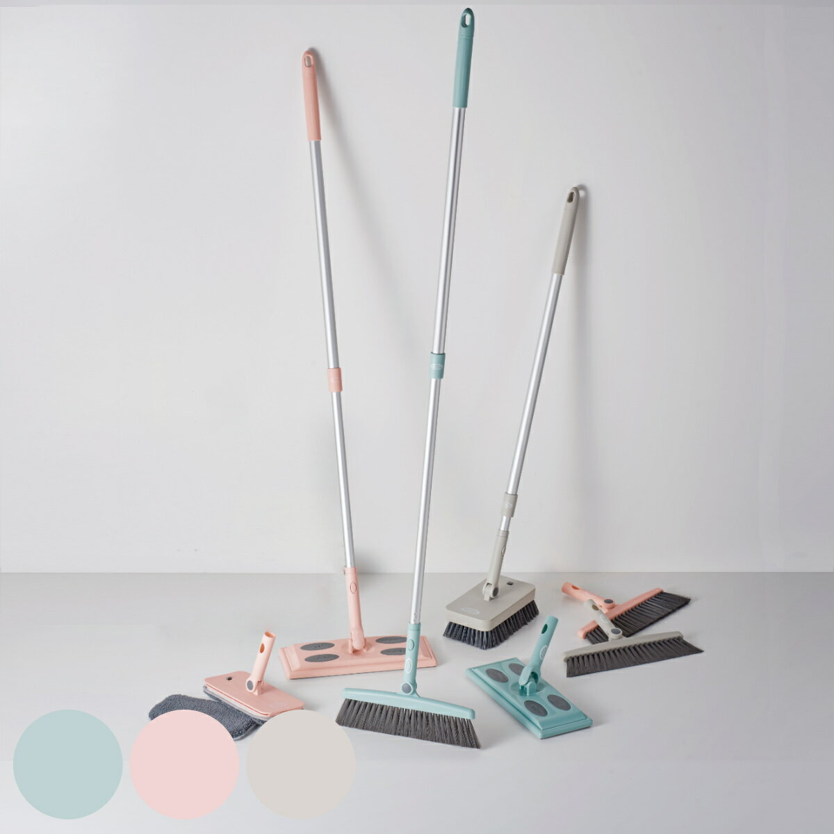 Toffy ジョイント伸縮ポール フローリングワイパー ほうき モップ ワイパー スペア 伸縮 ワン ...