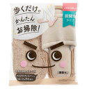 モップスリッパ Mサイズ 約22~25cm ( 激落ちくん 掃除スリッパ 履くだけ 前開きタイプ マイクロファイバー ホコリ 汚れ 洗える 髪の毛 水 吸水 キ...