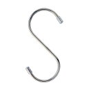 フック S字フック ステンレス 大 6個入り 耐荷重9kg ( S字 引っ掛け 吊るす 収納 壁掛け 吊り下げ 小物掛け 竿 クローゼット 水周り 掛ける 大きい 金具 樹脂製 軽い Sフック 小物 かばん 帽子 小物フック シルバー さびにくい )【39ショップ】